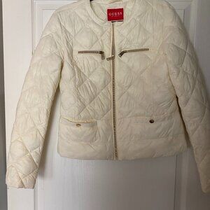Guess  light puffy cream jacket